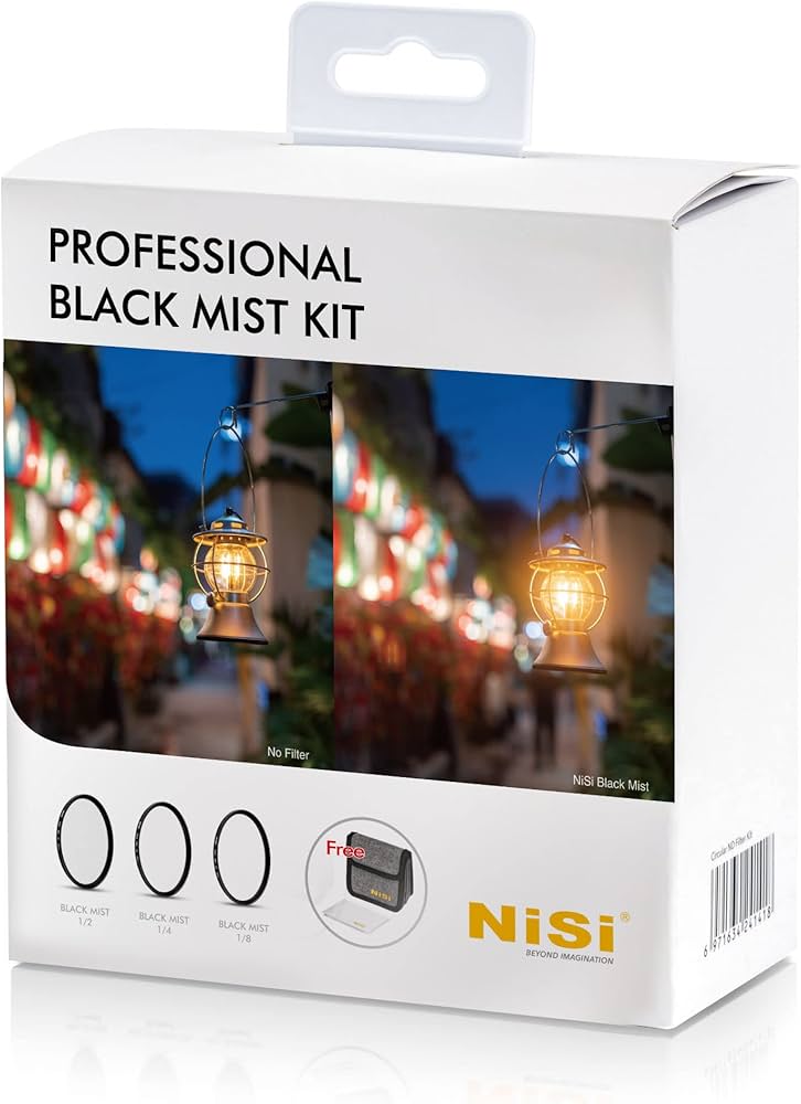 Amazon.com : NiSi 46mm Professional Black Mist Kit with 1/2, 1/4