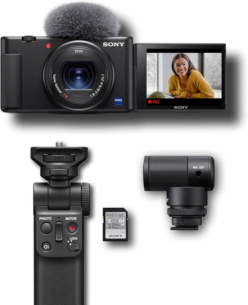 Amazon.com : Sony ZV-1 Flip Screen Vlogging Camera for YouTube