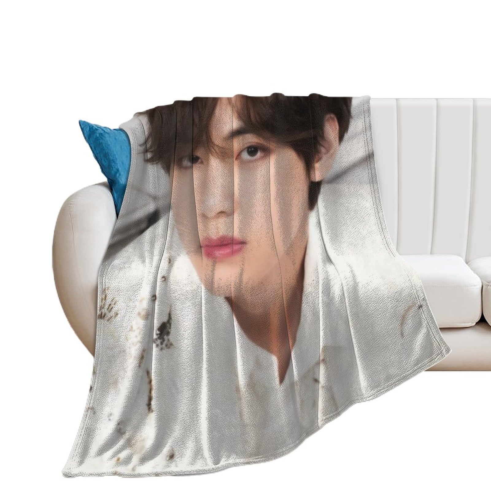 Amazon｜BTS-V ブランケット 掛け毛布 洗える 耐久性 毛布 フランネル