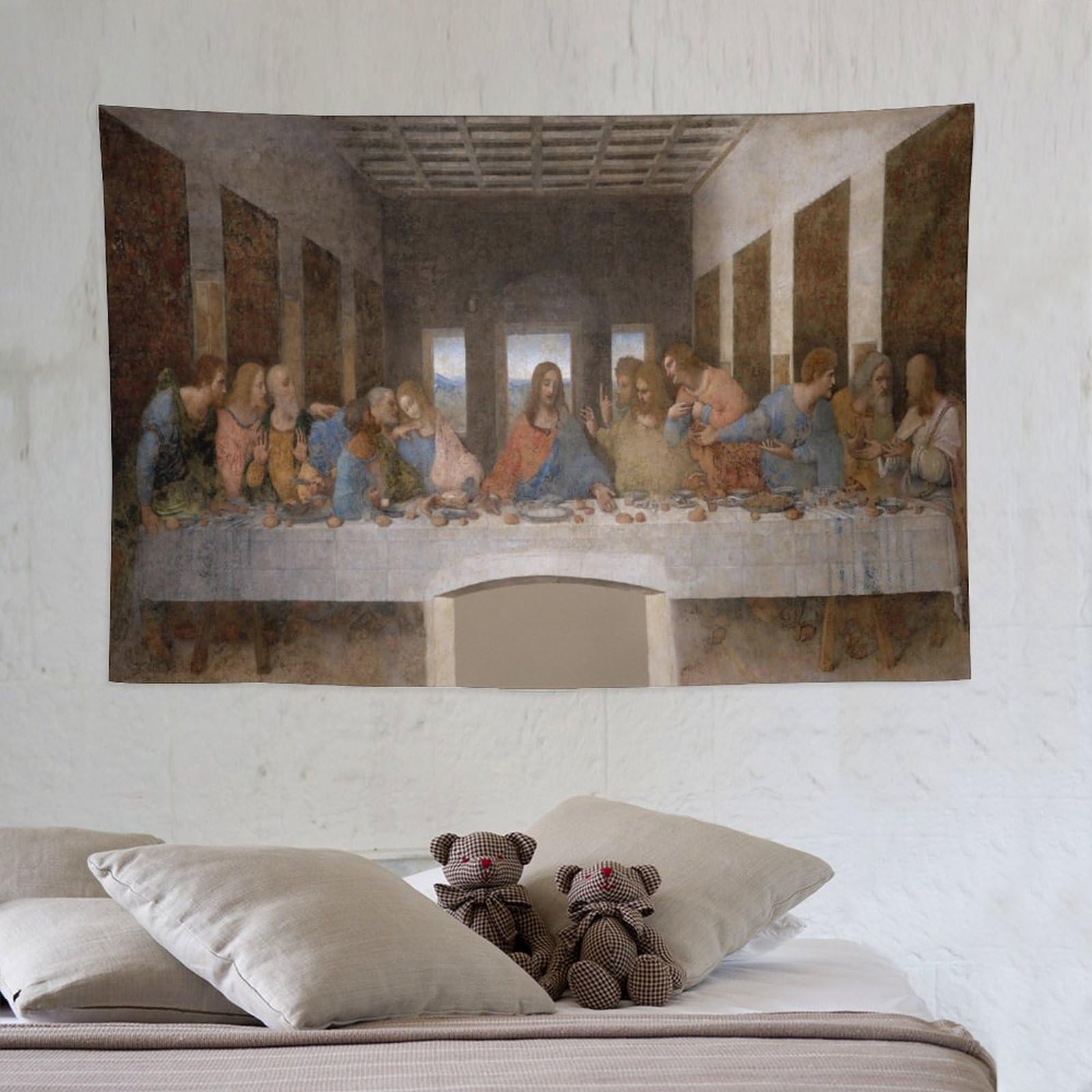 Amazon.co.jp: レオナルド・ダ・ヴィンチの最後の晩餐 タペストリー