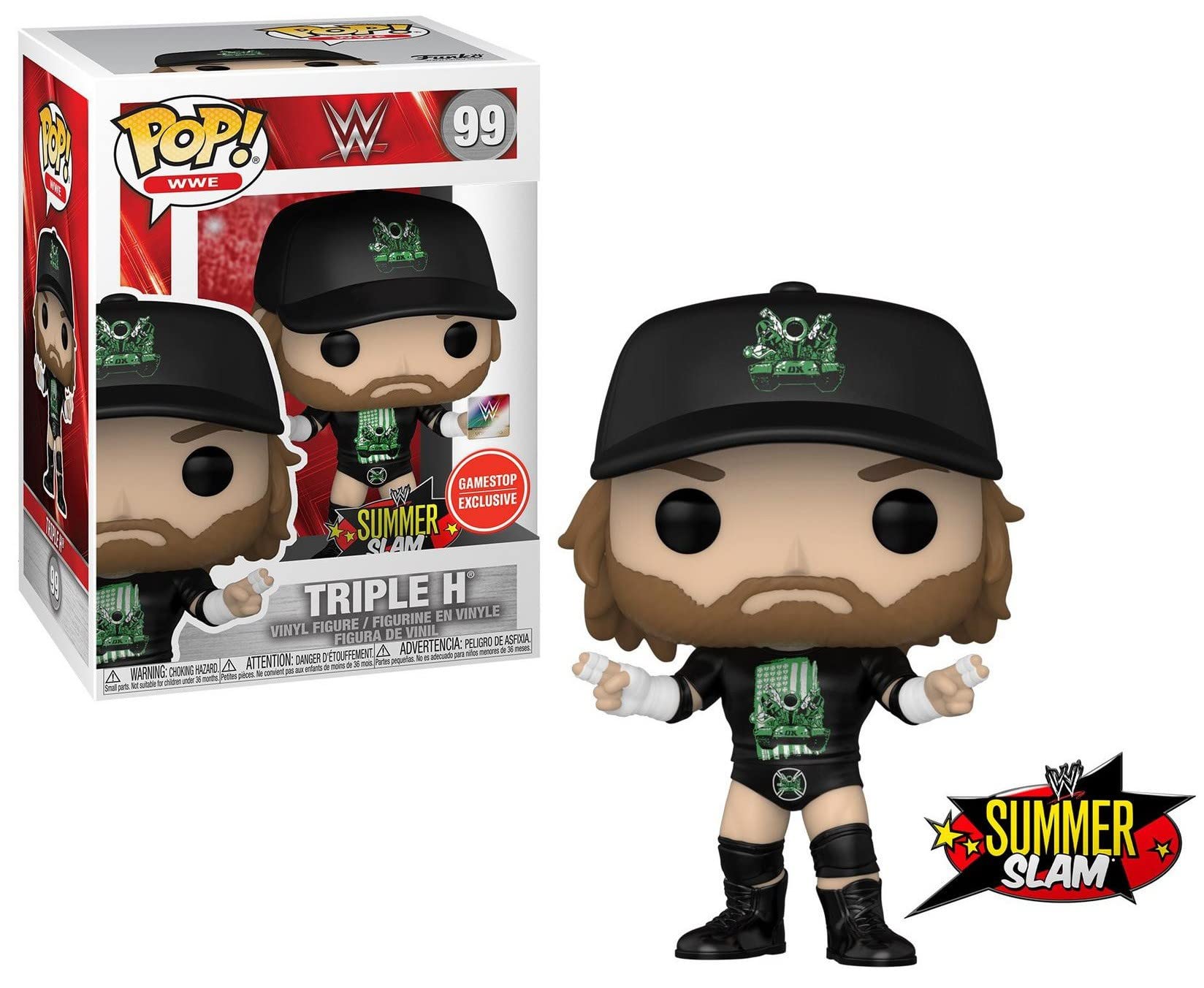 Amazon.com: WWE: Triple H (Degeneration X) - Vinyl Figure : Sports