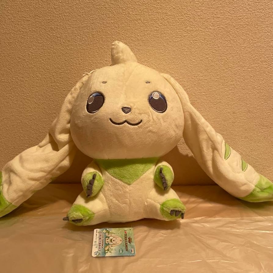 Amazon.co.jp: デジモン i love terriermon でっかいぬいぐるみ