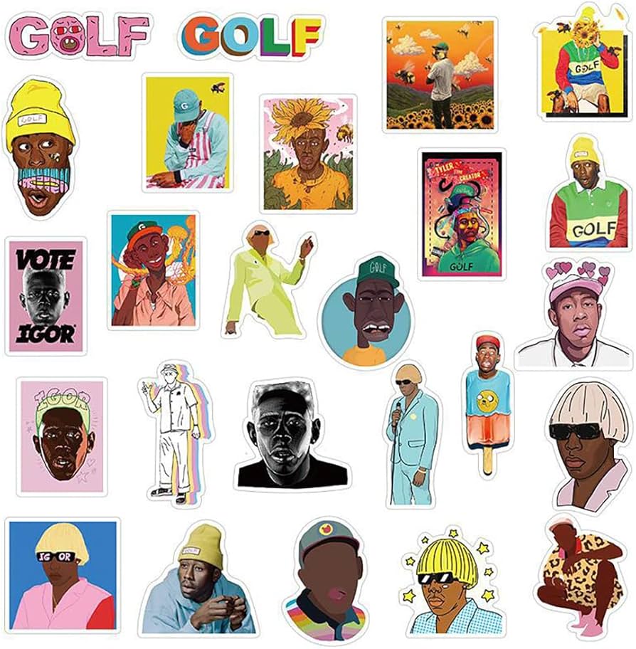 Amazon | Tyler The Creator ステッカー 50枚セット PVC 防水 シール