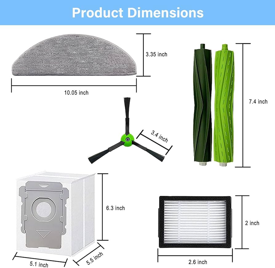 Amazon.com: Replacement Parts Accessories for iRobot Roomba Combo