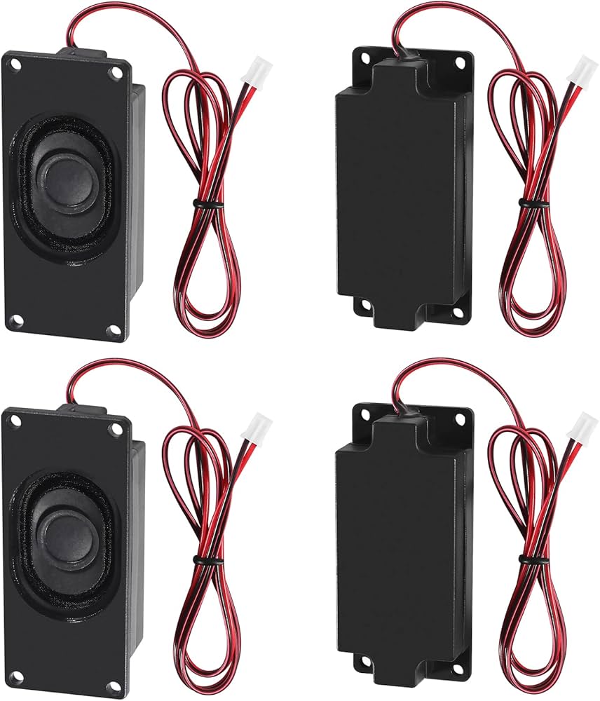 Amazon.co.jp: Dweii 4ピース 3W 8Ω ミニスピーカー Arduino & 小型