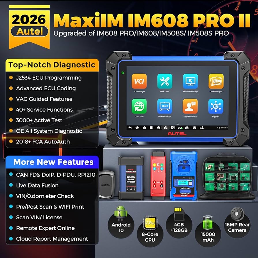 Amazon | Autel MaxiIM IM608 自動キープログラマー キーフォブ