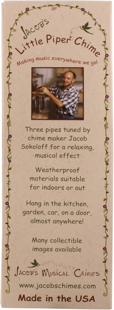 Amazon.co.jp: Jacob's リトルパイパー ウィンドチャイム 猫 : DIY