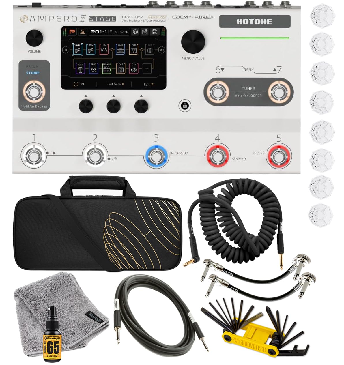 Amazon.com: Hotone Ampero II Stage Multi-Effects Pedal Processor