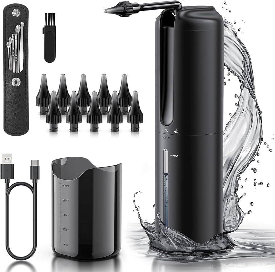 Amazon.co.jp: Baowor電動 耳洗浄器 イヤークリーナー 3個 水圧 耳掃除