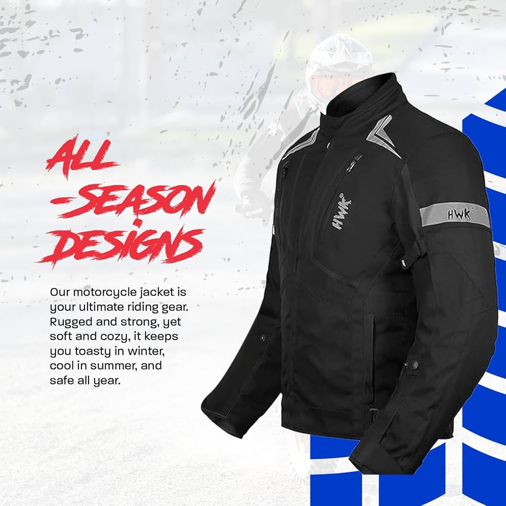 Amazon.com: HWK Scorpion Motorcycle Jacket for Men & Women