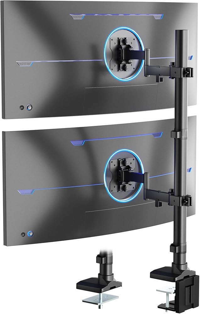 Amazon.co.jp: VIVO デュアル垂直スタックウルトラワイドモニター