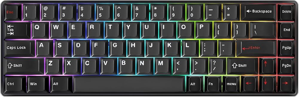 Amazon | DrunkDeer G65 eスポーツゲーミングキーボード、ラピッド