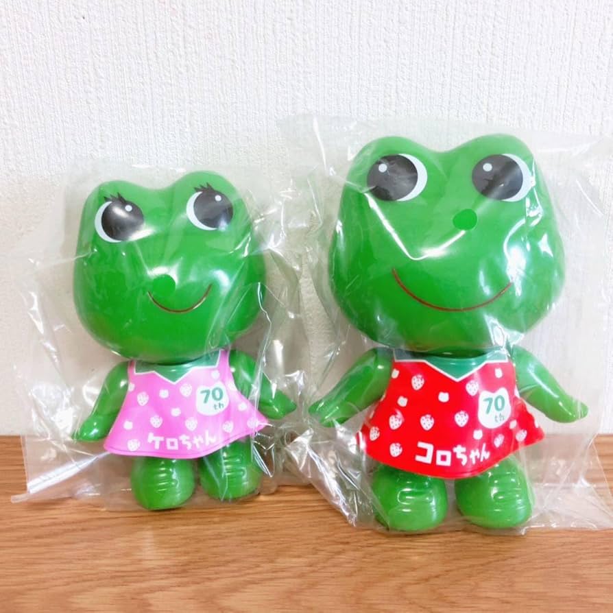 Amazon.co.jp: ケロちゃん コロちゃん ソフビ フィギュア 人形