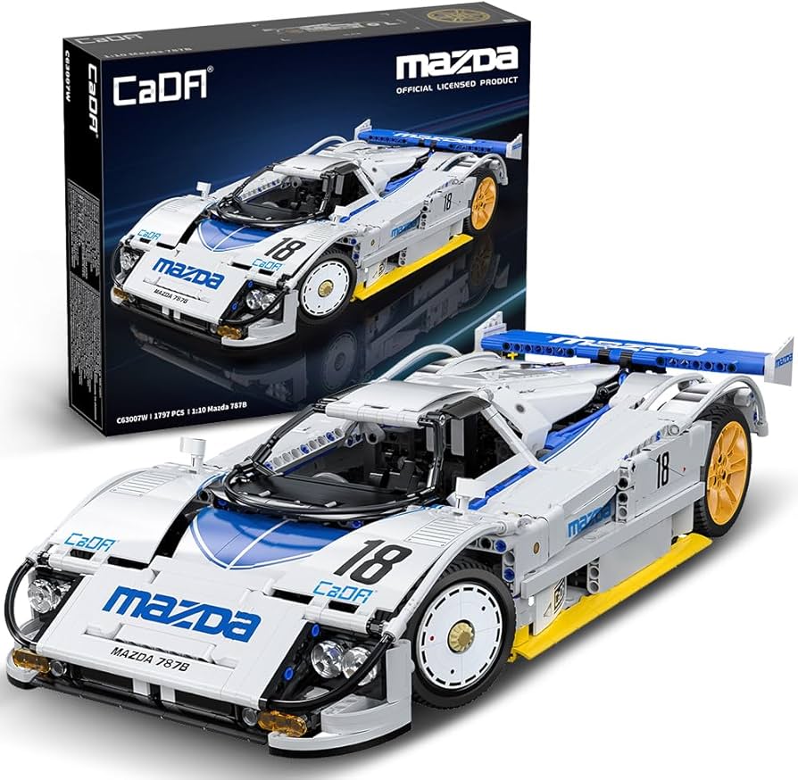 Amazon.com: CaDA C63007W Mazda 787B Racing Car Building Blocks