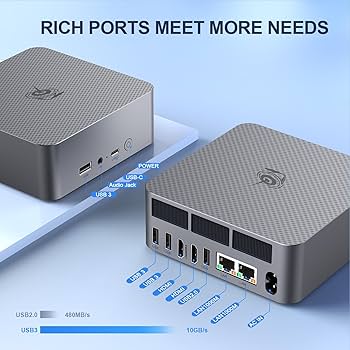 Amazon.com: Beelink EQR6 Mini PC AMD Ryzen 5 6600H(Up to 4.5GHz