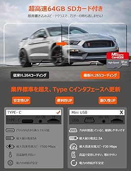 Amazon.co.jp: 【2025再進化分離式・128GBカード付き・2.5kバック