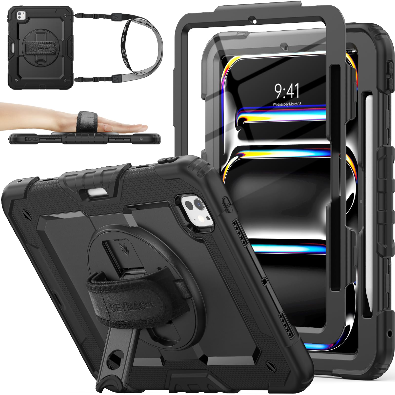 Amazon | SEYMAC stock 2025年/2024年 11インチiPad Pro(M5/M4)耐衝撃