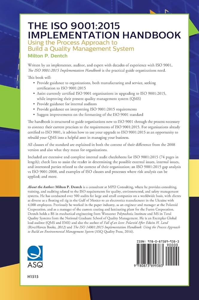 The ISO 9001:2015 Implementation Handbook: Using the Process
