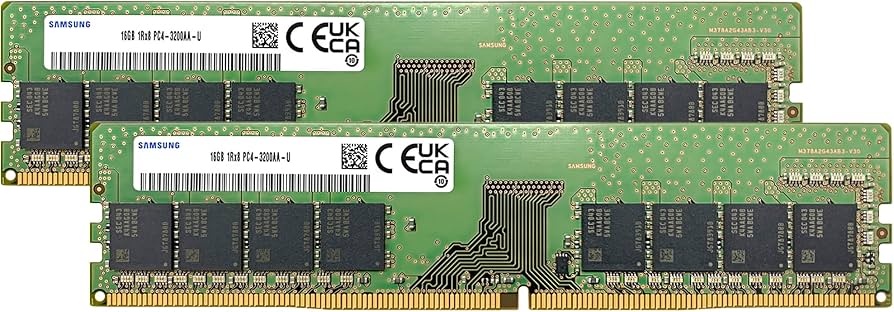 Samsung 32GB (2x16GB) DDR4 3200MHz PC4-25600 (PC4-3200AA) CL22