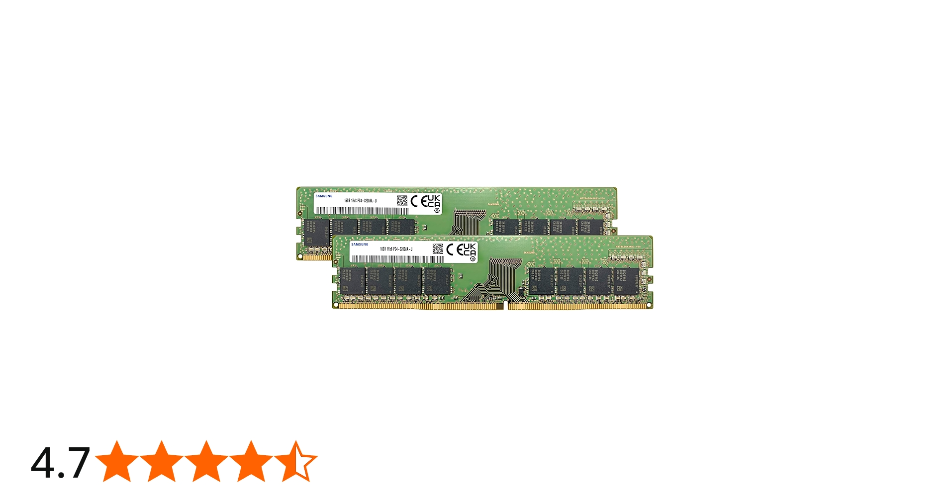 Samsung 32GB (2x16GB) DDR4 3200MHz PC4-25600 (PC4-3200AA) CL22