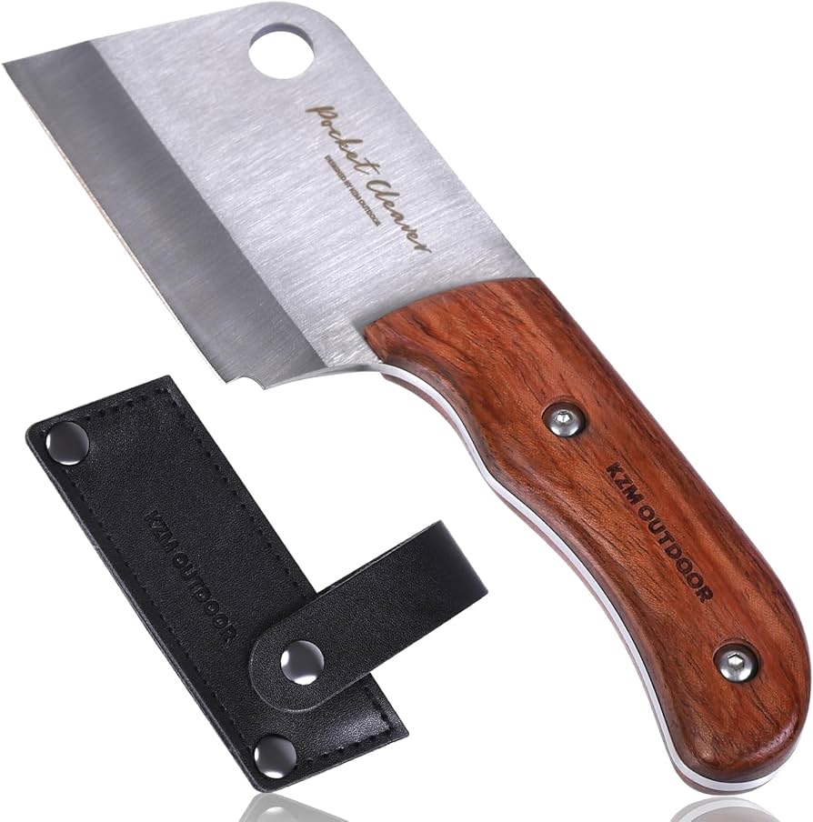 Amazon.co.jp: KZM キャンプ 調理ナイフ コンパクト 切れ味重視・手に