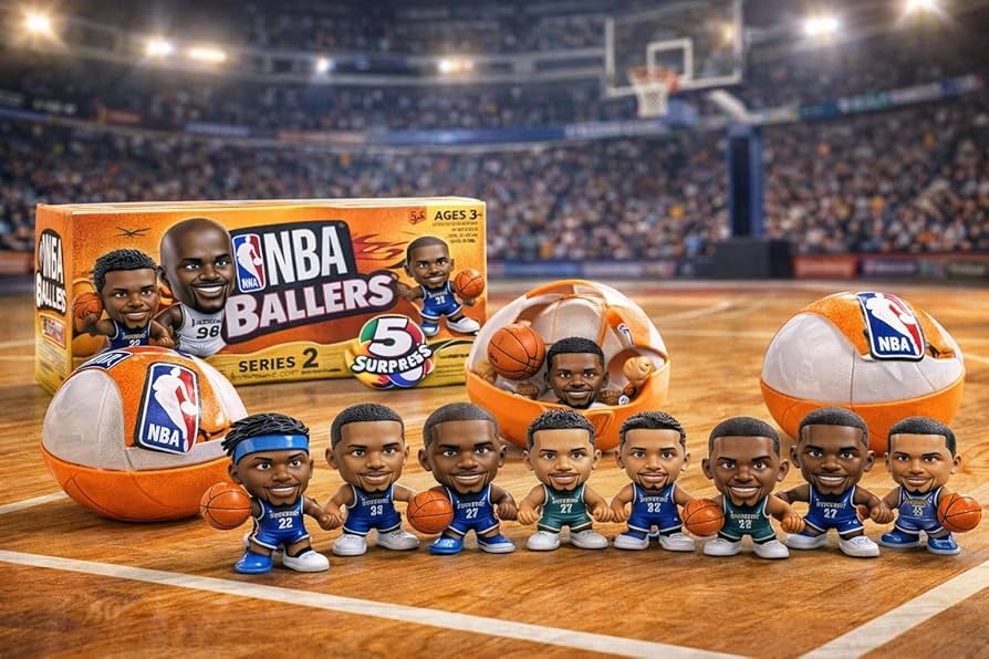 Amazon.com: ZURU 5 Surprise NBA Ballers Series 2 Official NBA
