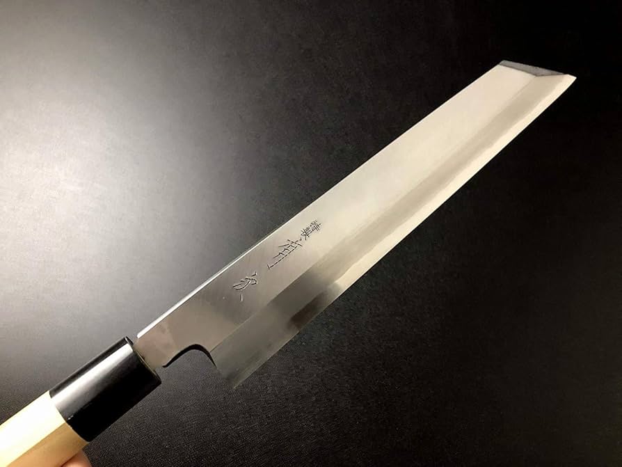 Amazon | 有次 包丁 切付 特製 240 mm 白鋼2 築地 ARITSUGU 柄 名入れ