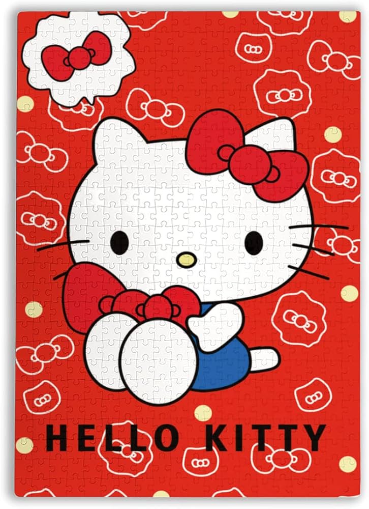 Amazon.co.jp: ハローキティ 赤 1000ピース パズル ジグソーパズル