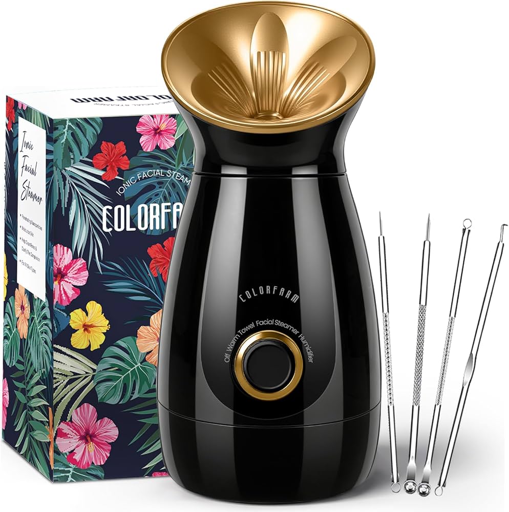 Amazon.com: Colorfarm Facial Steamer Nano Ionic: Face Steamer Deep