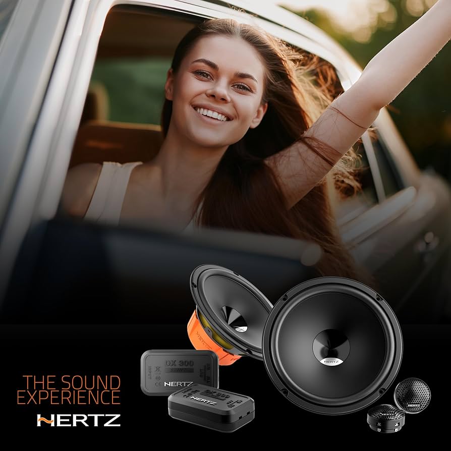 Hertz DSK165.3 6.5 Inch 160 Watt 4 Ohm 2 Way Component Car Audio