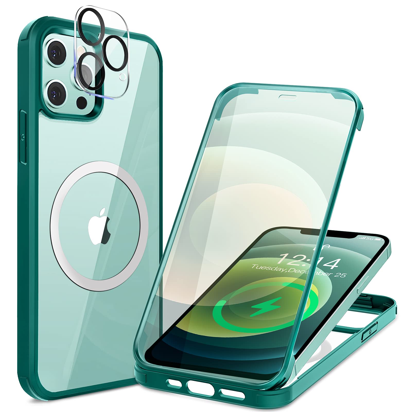 Amazon.co.jp: HAUTRKBG iPhone 12 Pro 用 ケース クリア 両面強化