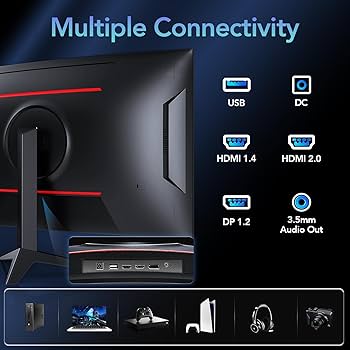 Amazon.co.jp: Jlink ゲーミングモニター 32インチ モニター 湾曲