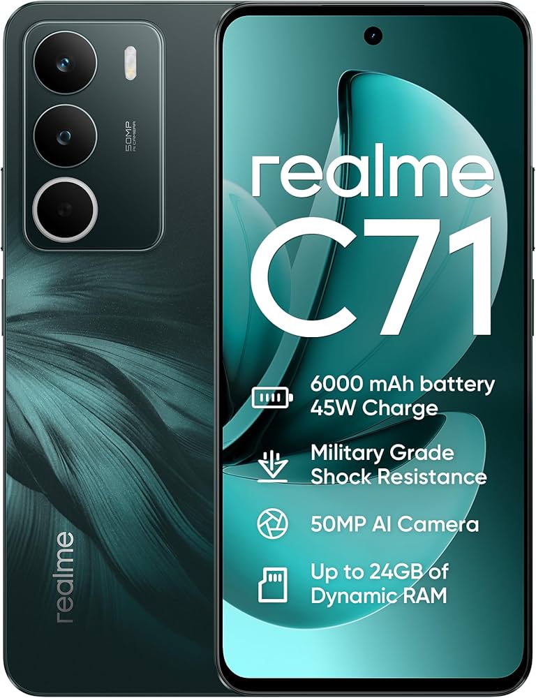 realme C71 Smartphone | 8GB RAM + 256GB Storage | 6.67” 120Hz