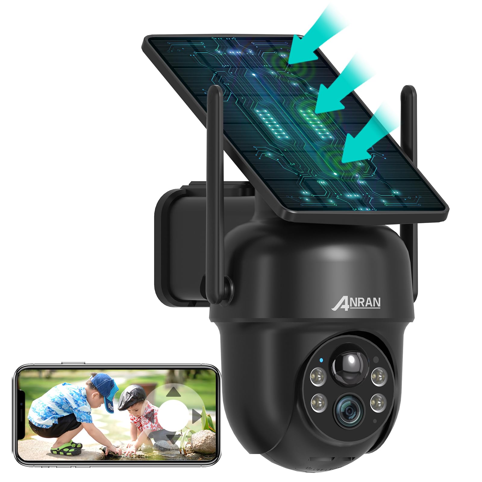 Amazon.co.jp: 【2025強化版500万画素・一体型高効率充電・Alexa対応