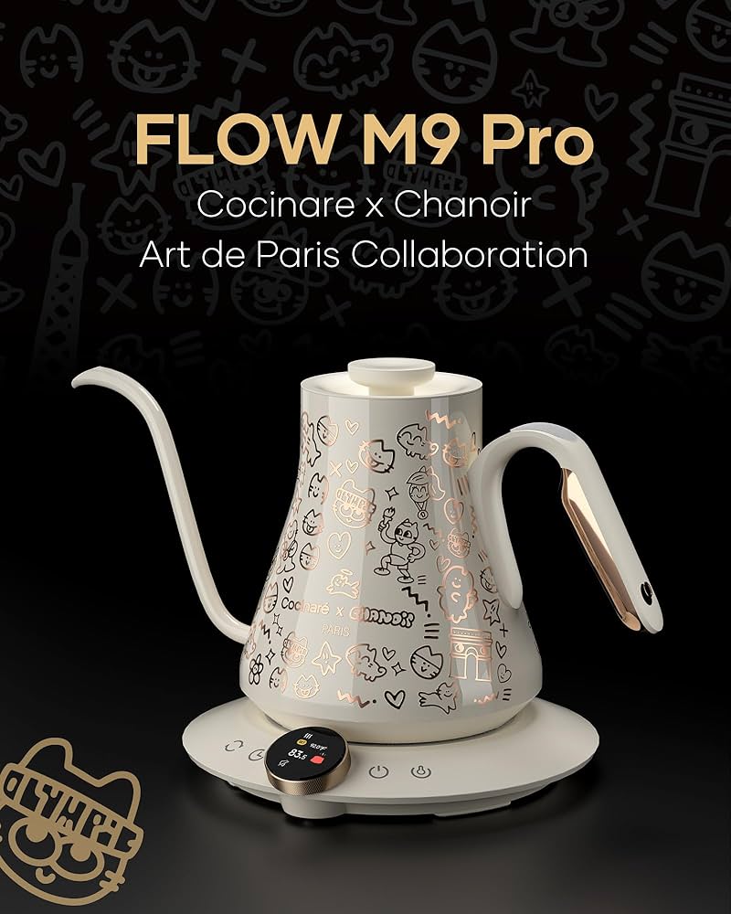 Amazon.com: Cocinare x Chanoir FLOW M9 Pro Electric Kettle, Art de