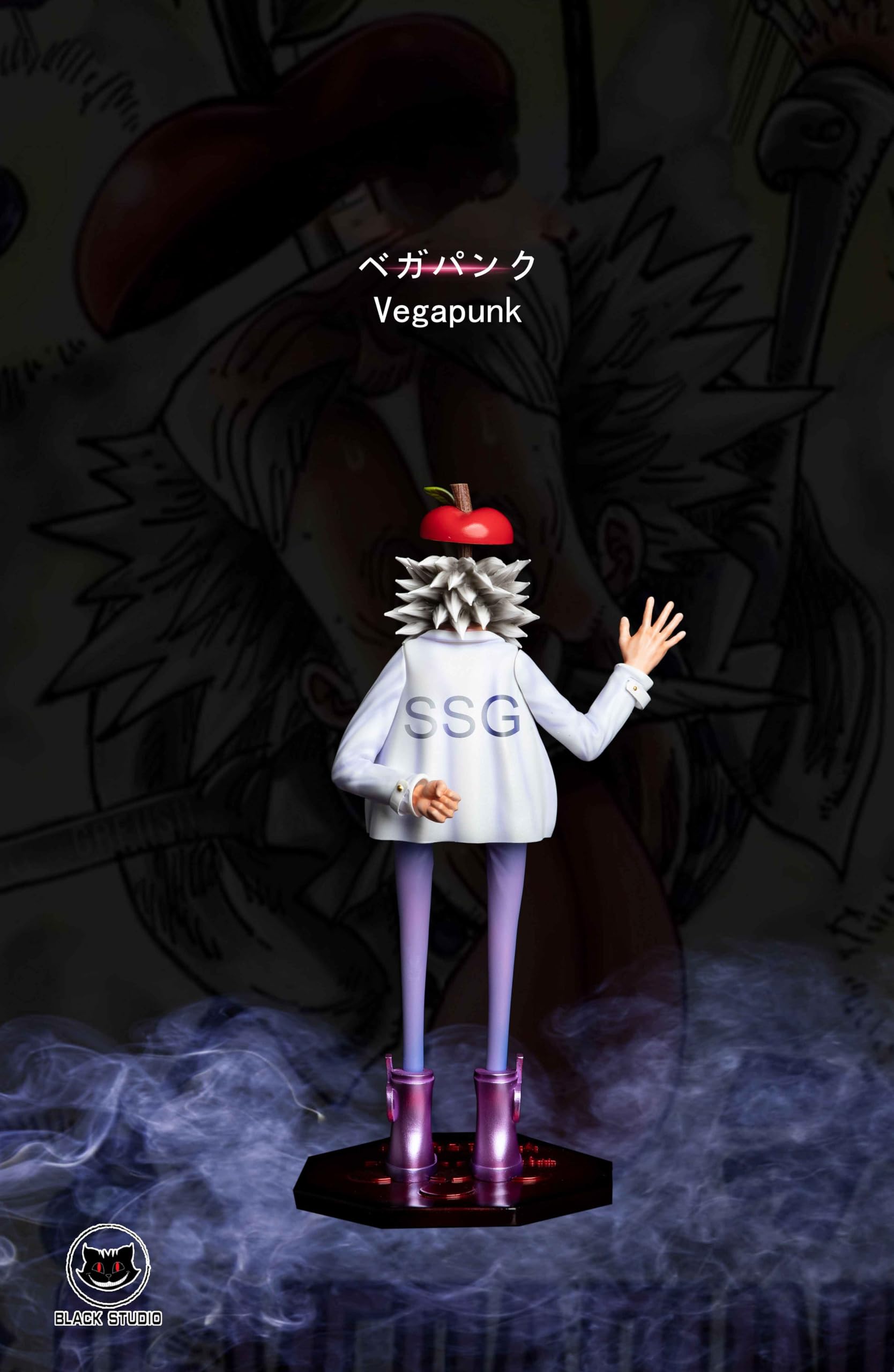 Amazon.co.jp: ベガパンク フィギュア 1/6スケール 塗装済み完成品