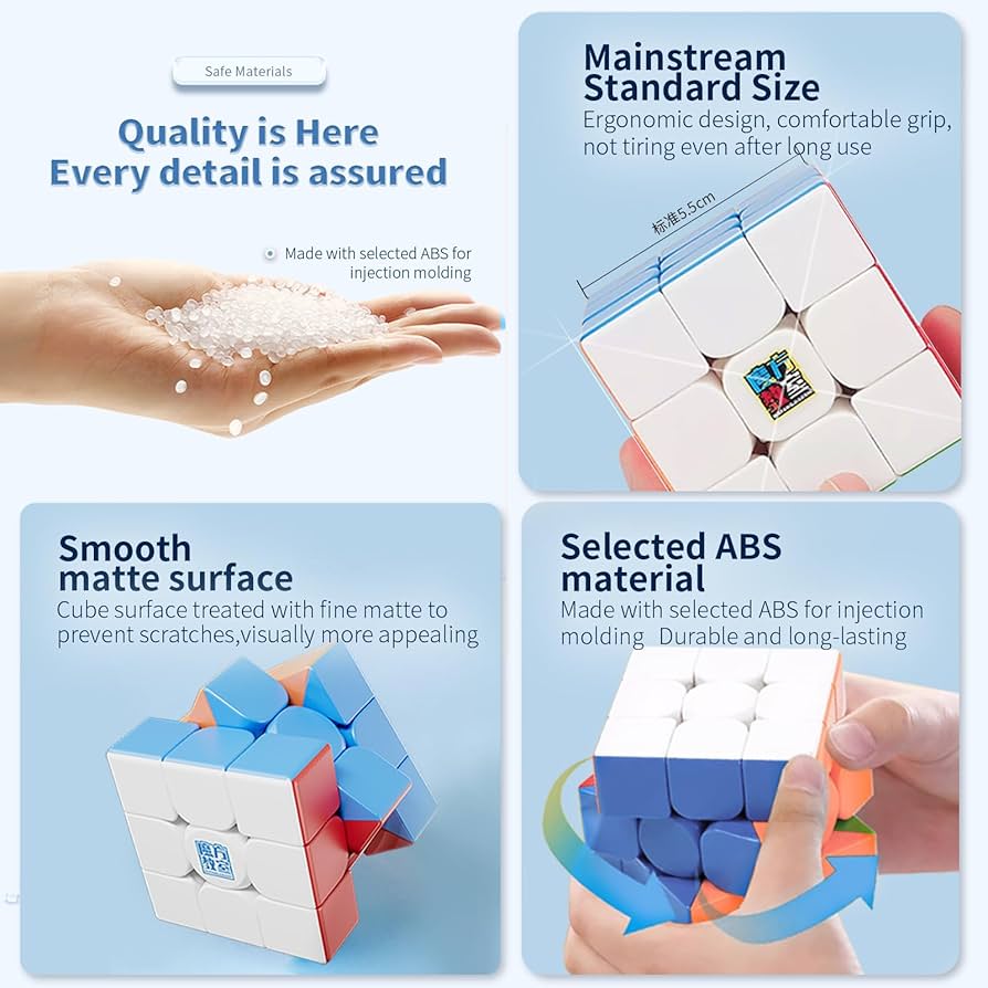 Amazon.com: Moyu Meilong 5M 5x5 Magnetic Speed Cube, Adjustable