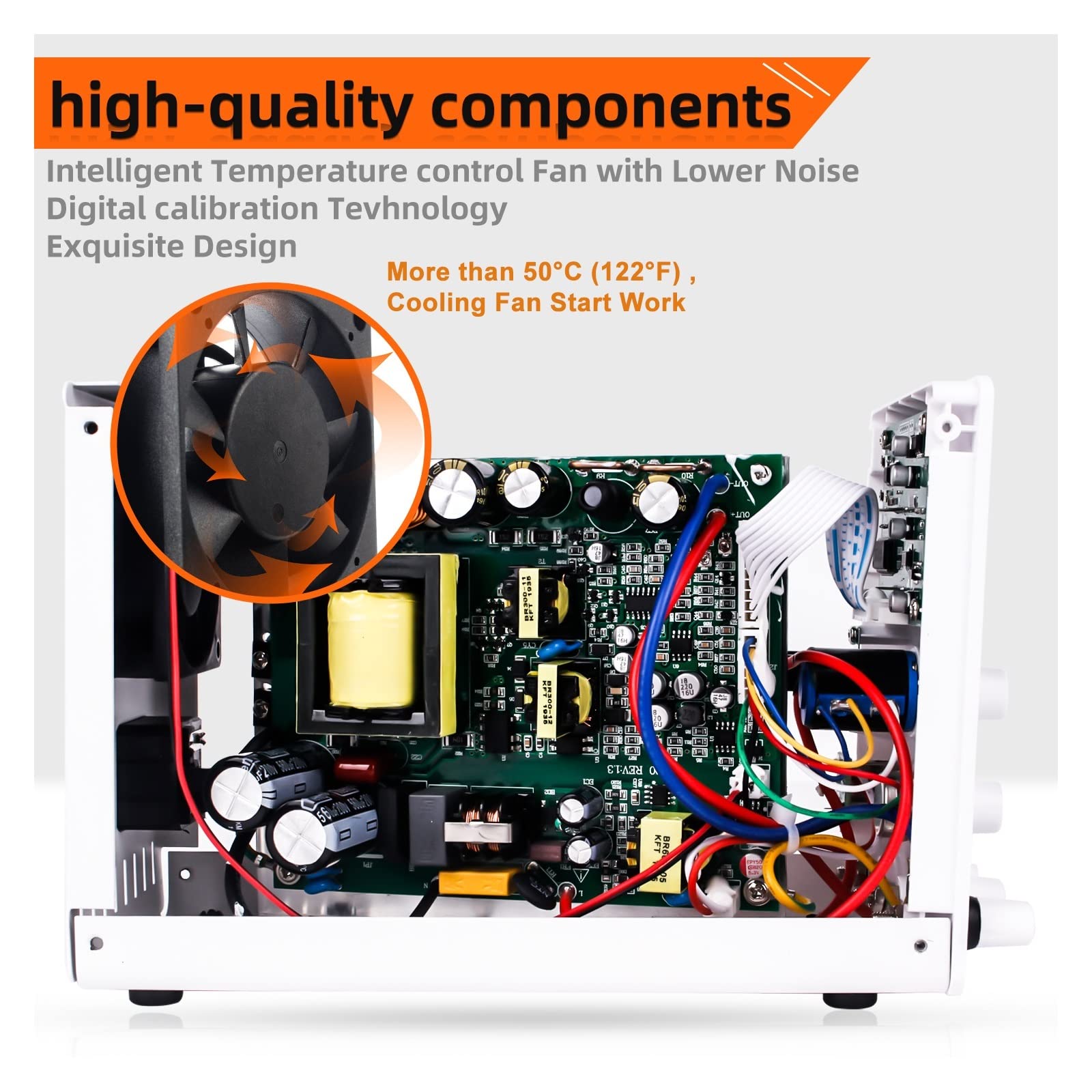 Amazon.co.jp: 直流安定化電源 エンコーダ調整可能な DC 電源 30V 10A