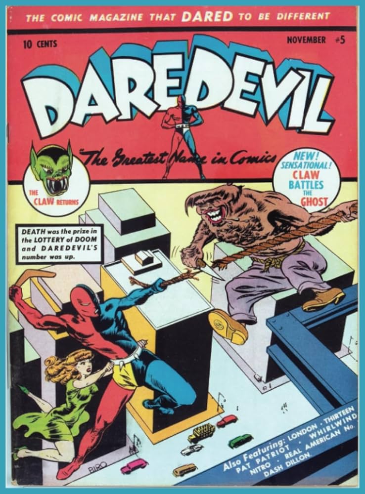 Daredevil (Golden Age) #5: Vintage Superhero Comic Book | November