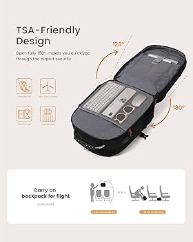 Amazon.com: LOVEVOOK Travel Laptop Backpack Waterproof Anti Theft