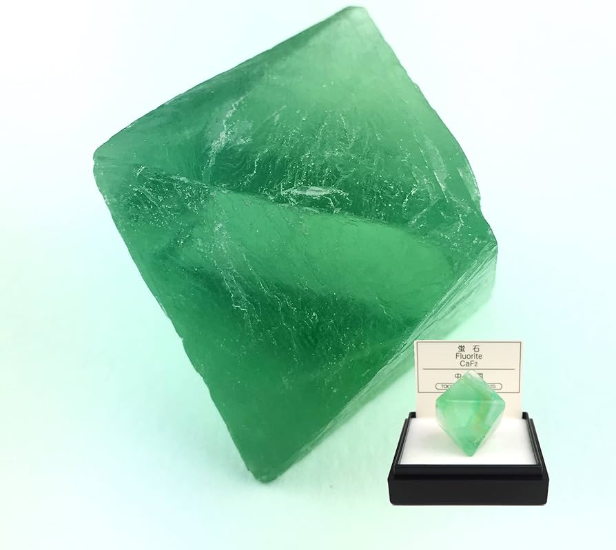 Amazon | 鉱物標本 八面体蛍石 Mサイズ フローライト | 岩石・鉱物