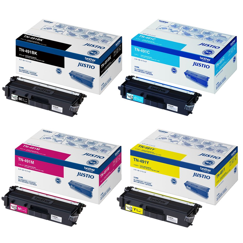 Amazon.co.jp: [ セット品 ] BROTHER ブラザー TN-491 / TN491 トナー