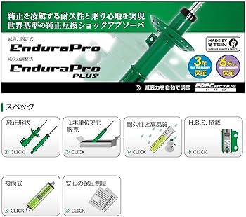 Amazon | テイン 純正形状ショックアブソーバ【EnduraPro 1台分セット
