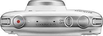 Amazon.com : Nikon COOLPIX S33 Waterproof Digital Camera (White