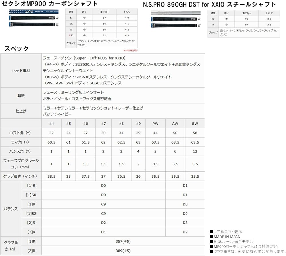Amazon.co.jp: DUNLOP(ダンロップ) XXIO9 ゼクシオ ナイン アイアン 8