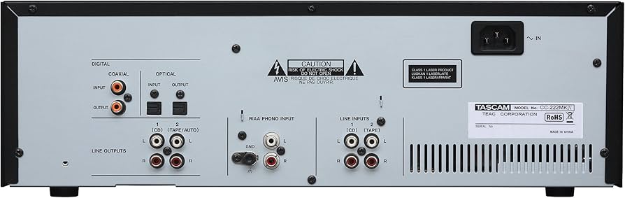 Amazon | TASCAM CDレコーダー/カセットデッキ 業務用 CC-222MK4