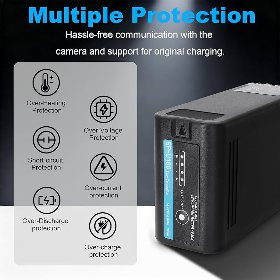 Amazon.com : BP-U100 lithium-ion Battery Pack for BP-U90 BP-U70 BP