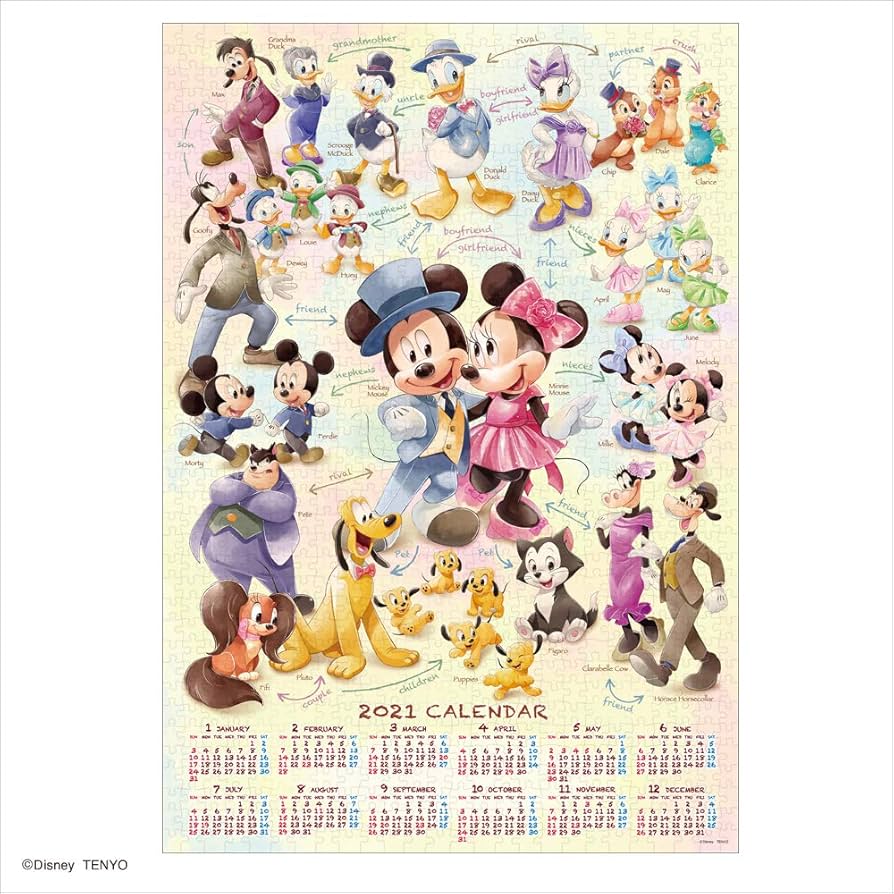 Amazon.co.jp: 1000ピース ジグソーパズル ディズニー Mickey&Friends