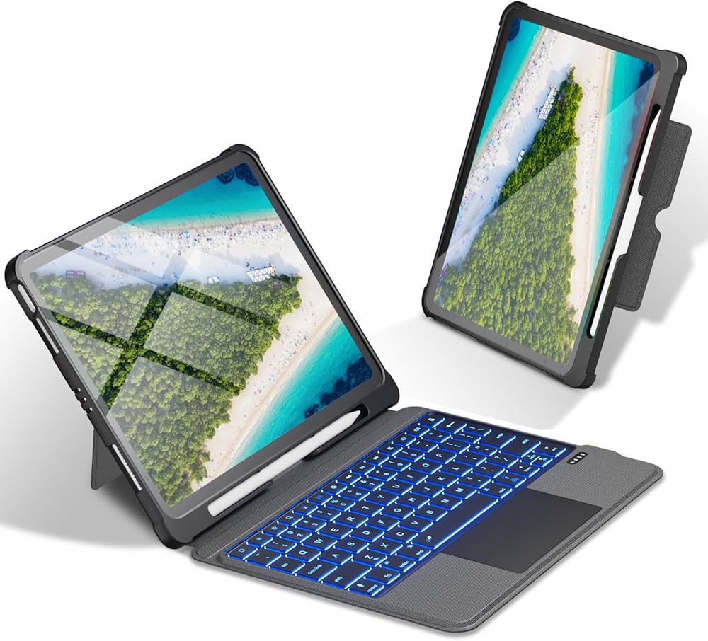 Amazon.co.jp: 【昇級版】Omikamo ipad キーボード 第9世代 バック