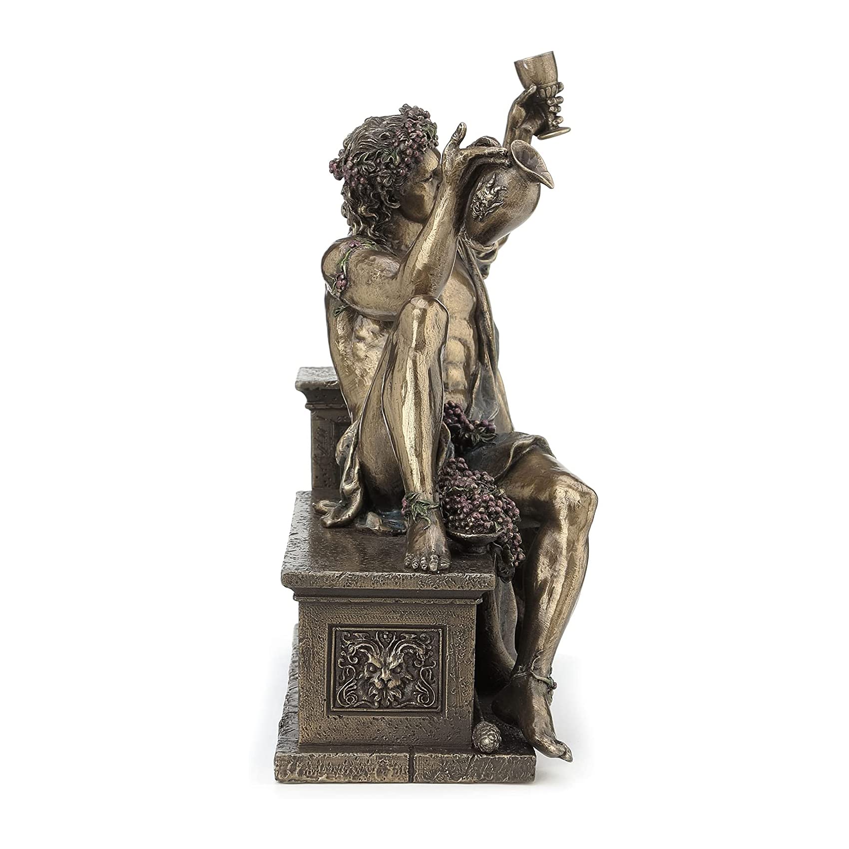 Amazon.co.jp: 古代ギリシャのバッカス像、ディオニュソスの彫刻の装飾